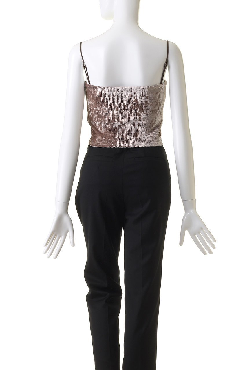 【スタニングルアー/STUNNING LURE】のクラッシュベロアビスチェ 人気、トレンドファッション・服の通販 founy(ファニー) 　ファッション　Fashion　レディースファッション　Fashion for Women　トップス・カットソー　Cut & Sew Tops　キャミソール&ノースリーブ　Camisoles & Sleeveless Tops　シャツ・ブラウス・オフィスカジュアル　Elegant Blouses & Button-Ups　ロングTシャツ・Tシャツ　Longline T-Shirts & Tees　カットソー・ベーシックTシャツ　Cut-and-Sewn Tops / Stretch Tees & Basics　ベロアトップス　Velour Tops / Velvet-Look Items　ビスチェ　Bustiers & Corset Tops / Layered Bustier Style　キャミソール　Camisole, Spaghetti Strap Top　クラッシュ　Distressed, Crashed Style　ストレッチ　Stretch, Stretchy Fabric　タンク　Tank Top, Sleeveless Top　フィット　Fit, Slim Fit　プリーツ　Pleats, Pleated　ベロア　Velour, Soft Velvet　秋　Autumn　other-4|ID: prp329100004852742 ipo3291000000035638891