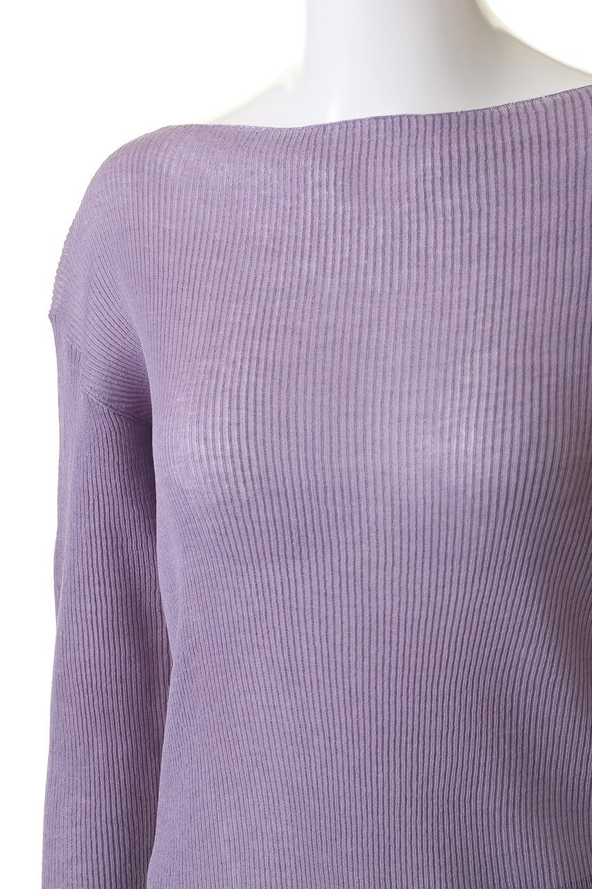 【スタニングルアー/STUNNING LURE】のシアーリブボートネックプルオーバー 人気、トレンドファッション・服の通販 founy(ファニー) 　ファッション　Fashion　レディースファッション　Fashion for Women　トップス・カットソー　Cut & Sew Tops　シャツ・ブラウス・オフィスカジュアル　Elegant Blouses & Button-Ups　ロングTシャツ・Tシャツ　Longline T-Shirts & Tees　カジュアルプルオーバー・ニットトップス　Pullovers & Knit Tops / Casual Pullovers　カットソー・ベーシックTシャツ　Cut-and-Sewn Tops / Stretch Tees & Basics　シアー　Sheer, See-Through　スリーブ　Sleeve, Long Sleeve / Short Sleeve　トレンド　Trend, Trending Now　ロング　Long, Long-Length　other-5|ID: prp329100004852743 ipo3291000000035638911