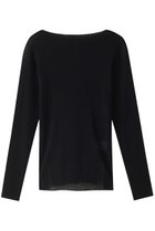 【スタニングルアー/STUNNING LURE】のシアーリブボートネックプルオーバー ブラック|ID: prp329100004852743 ipo3291000000035952108