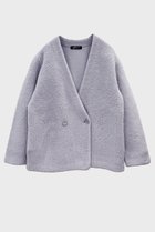 【スタニングルアー/STUNNING LURE】のパイルニットジャケット 人気、トレンドファッション・服の通販 founy(ファニー) ファッション Fashion レディースファッション Fashion for Women アウター Coat / Outerwear Collection レディースジャケット・軽アウター Jackets シンプル Simple, Minimal ジャケット Jacket, Outerwear thumbnail グレー|ID: prp329100004852745 ipo3291000000035638963