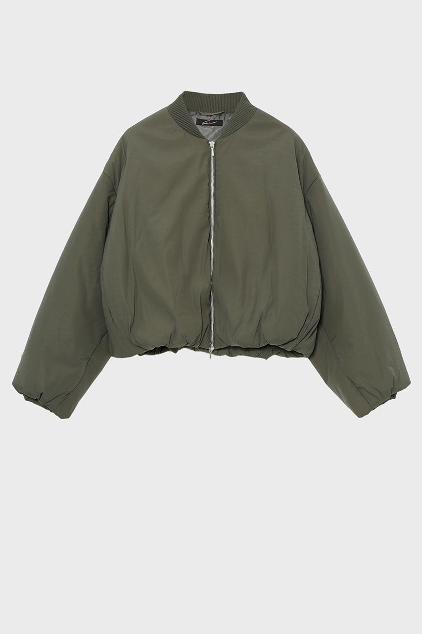 【スタニングルアー/STUNNING LURE】のボリュームMA-1 インテリア・キッズ・メンズ・レディースファッション・服の通販 founy(ファニー) 　ファッション　Fashion　レディースファッション　Fashion for Women　アウター　Coat / Outerwear Collection　レディースジャケット・軽アウター　Jackets　ブルゾンジャケット・スポーティアウター　Blouson Jackets　MA-1ジャケット　MA-1 Bomber Jackets / Flight Jackets　ギャザー　Gathered, Ruffled　ジャケット　Jacket, Outerwear　ストレッチ　Stretch, Stretchy Fabric　パターン　Pattern, Design Print　ブルゾン　Blouson, Bomber Jacket　カーキ|ID: prp329100004852746 ipo3291000000035638973