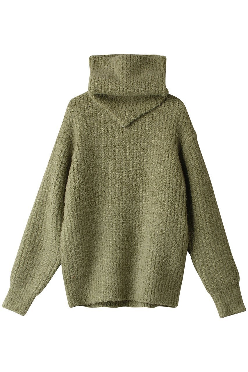 【スタニングルアー/STUNNING LURE】のrコットンミックスヤーンプルオーバー インテリア・キッズ・メンズ・レディースファッション・服の通販 founy(ファニー) 　ファッション　Fashion　レディースファッション　Fashion for Women　トップス・カットソー　Cut & Sew Tops　ニット　Knit Tops & Sweaters　カジュアルプルオーバー・ニットトップス　Pullovers & Knit Tops / Casual Pullovers　おすすめ　Recommended / Our Picks　ジーンズ　Jeans, Denim Pants　スカーフ　Scarf, Neckwear　スヌード　Snood, Infinity Scarf　ライトグリーン|ID: prp329100004852747 ipo3291000000035639036