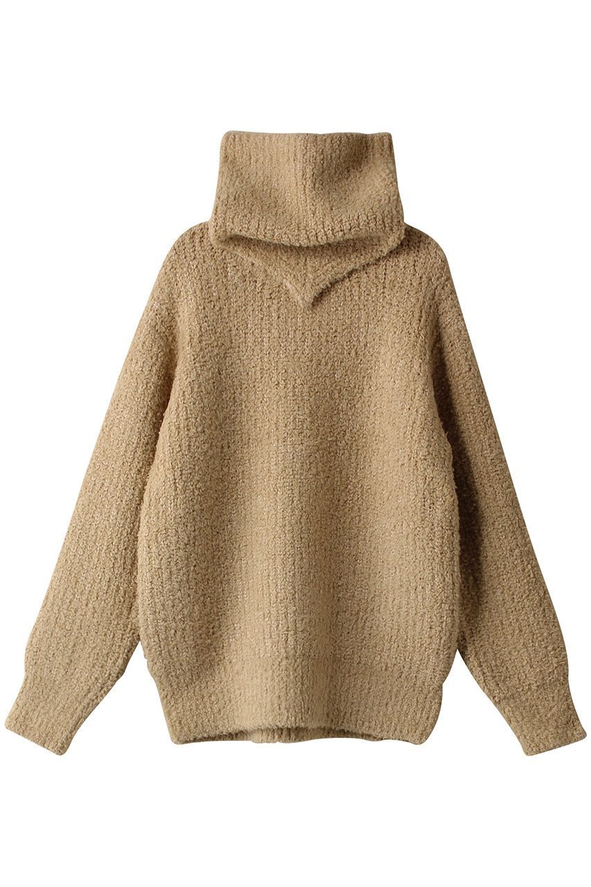 【スタニングルアー/STUNNING LURE】のrコットンミックスヤーンプルオーバー インテリア・キッズ・メンズ・レディースファッション・服の通販 founy(ファニー) 　ファッション　Fashion　レディースファッション　Fashion for Women　トップス・カットソー　Cut & Sew Tops　ニット　Knit Tops & Sweaters　カジュアルプルオーバー・ニットトップス　Pullovers & Knit Tops / Casual Pullovers　おすすめ　Recommended / Our Picks　ジーンズ　Jeans, Denim Pants　スカーフ　Scarf, Neckwear　スヌード　Snood, Infinity Scarf　ベージュ|ID: prp329100004852747 ipo3291000000035639037