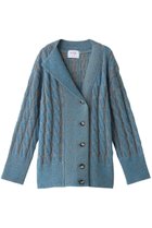 【スタニングルアー/STUNNING LURE】の【Waltz】アシンメトリーカラーカーディガン 人気、トレンドファッション・服の通販 founy(ファニー) ファッション Fashion レディースファッション Fashion for Women トップス・カットソー Cut & Sew Tops ニット Knit Tops & Sweaters カーディガン・羽織り Layered Style Cardigans カーディガン Cardigan, Knitwear ジャケット Jacket, Outerwear テクスチャー Texture, Textured Fabric 透かし Cut-Out, Lacework thumbnail ターコイズブルー|ID: prp329100004852749 ipo3291000000035639052