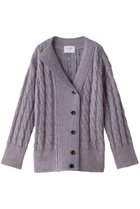 【スタニングルアー/STUNNING LURE】の【Waltz】アシンメトリーカラーカーディガン 人気、トレンドファッション・服の通販 founy(ファニー) ファッション Fashion レディースファッション Fashion for Women トップス・カットソー Cut & Sew Tops ニット Knit Tops & Sweaters カーディガン・羽織り Layered Style Cardigans カーディガン Cardigan, Knitwear ジャケット Jacket, Outerwear テクスチャー Texture, Textured Fabric 透かし Cut-Out, Lacework thumbnail パープル|ID: prp329100004852749 ipo3291000000035639053