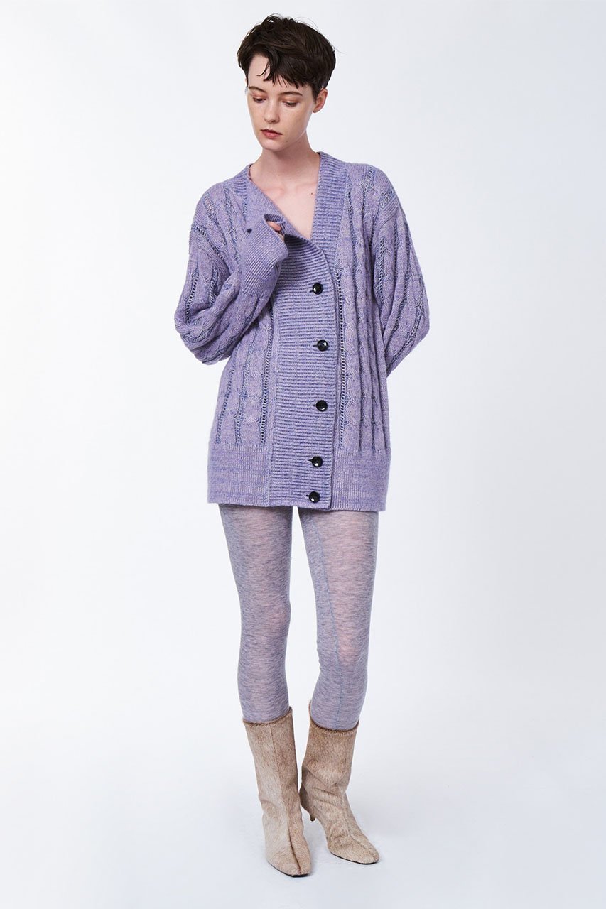 【スタニングルアー/STUNNING LURE】の【Waltz】アシンメトリーカラーカーディガン 人気、トレンドファッション・服の通販 founy(ファニー) 　ファッション　Fashion　レディースファッション　Fashion for Women　トップス・カットソー　Cut & Sew Tops　ニット　Knit Tops & Sweaters　カーディガン・羽織り　Layered Style Cardigans　カーディガン　Cardigan, Knitwear　ジャケット　Jacket, Outerwear　テクスチャー　Texture, Textured Fabric　透かし　Cut-Out, Lacework　other-8|ID: prp329100004852749 ipo3291000000035639060