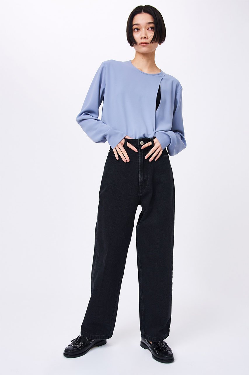 【スタニングルアー/STUNNING LURE】のハイライズストレートデニム 人気、トレンドファッション・服の通販 founy(ファニー) 　ファッション　Fashion　レディースファッション　Fashion for Women　パンツ　Pants & Trousers　デニムパンツ・ジーンズ・美脚デニム　Denim Jeans & Pants　サンダル　Sandals, Summer Shoes　ストレート　Straight, Straight Cut　スニーカー　Sneakers, Trainers　センター　Center, Center Line　デニム　Denim, Jeans Material　フラット　Flat, Flat Shoes　other-8|ID: prp329100004852751 ipo3291000000035640610