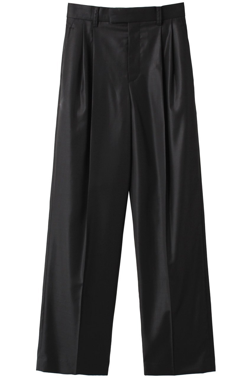 【スタニングルアー/STUNNING LURE】のチンツワイドパンツ インテリア・キッズ・メンズ・レディースファッション・服の通販 founy(ファニー) 　ファッション　Fashion　レディースファッション　Fashion for Women　パンツ　Pants & Trousers　スニーカー　Sneakers, Trainers　センター　Center, Center Line　ワイド　Wide, Wide Fit　エレガント 上品　Elegant　ブラック|ID: prp329100004852754 ipo3291000000035639169