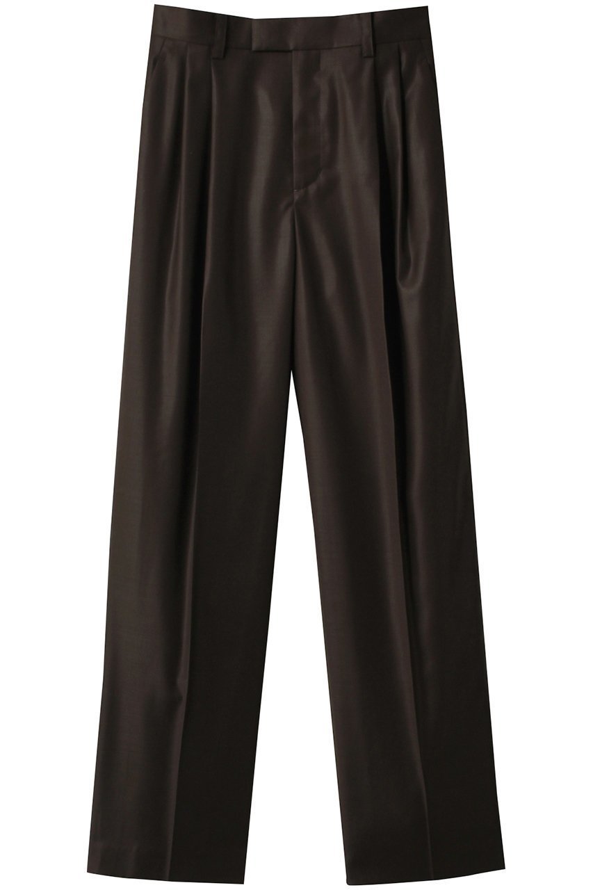 【スタニングルアー/STUNNING LURE】のチンツワイドパンツ インテリア・キッズ・メンズ・レディースファッション・服の通販 founy(ファニー) 　ファッション　Fashion　レディースファッション　Fashion for Women　パンツ　Pants & Trousers　スニーカー　Sneakers, Trainers　センター　Center, Center Line　ワイド　Wide, Wide Fit　エレガント 上品　Elegant　ブラウン|ID: prp329100004852754 ipo3291000000035639170