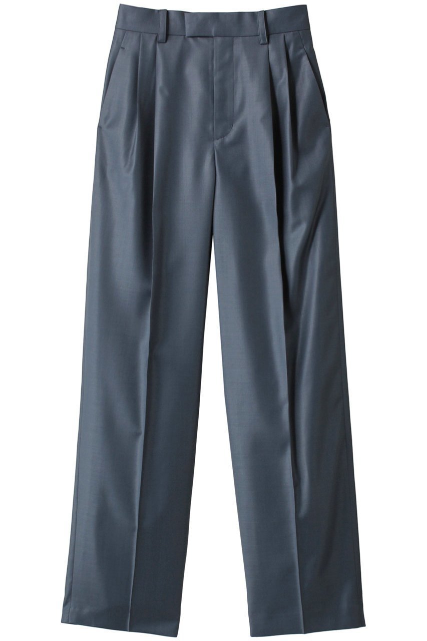 【スタニングルアー/STUNNING LURE】のチンツワイドパンツ インテリア・キッズ・メンズ・レディースファッション・服の通販 founy(ファニー) 　ファッション　Fashion　レディースファッション　Fashion for Women　パンツ　Pants & Trousers　スニーカー　Sneakers, Trainers　センター　Center, Center Line　ワイド　Wide, Wide Fit　エレガント 上品　Elegant　ブルー|ID: prp329100004852754 ipo3291000000035639171