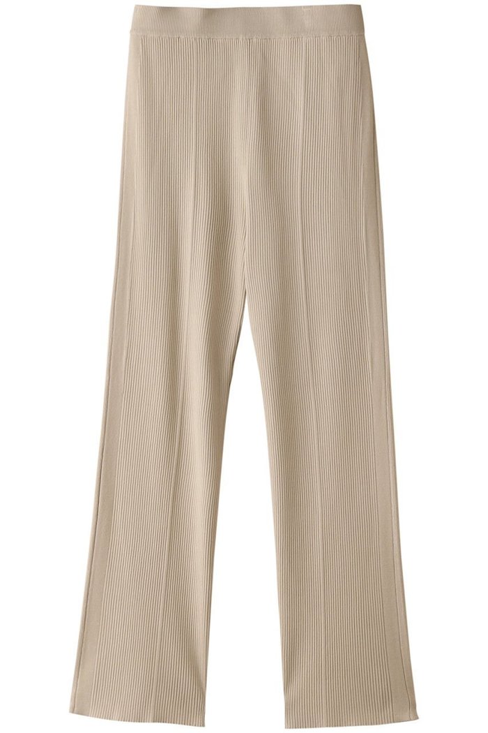 【スタニングルアー/STUNNING LURE】のセンタークリースリブパンツ インテリア・キッズ・メンズ・レディースファッション・服の通販 founy(ファニー) https://founy.com/ ファッション Fashion レディースファッション Fashion for Women パンツ Pants & Trousers なめらか Smooth, Silky Texture シンプル Simple, Minimal スウェット / スエット Sweatshirt, Sweatwear フレア Flare, Flared |ID: prp329100004852756 ipo3291000000035639197