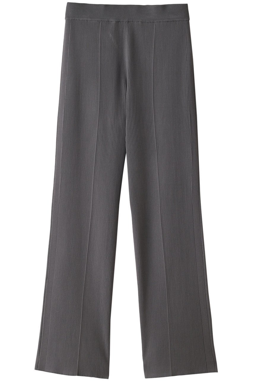 【スタニングルアー/STUNNING LURE】のセンタークリースリブパンツ インテリア・キッズ・メンズ・レディースファッション・服の通販 founy(ファニー) 　ファッション　Fashion　レディースファッション　Fashion for Women　パンツ　Pants & Trousers　なめらか　Smooth, Silky Texture　シンプル　Simple, Minimal　スウェット / スエット　Sweatshirt, Sweatwear　フレア　Flare, Flared　グレー|ID: prp329100004852756 ipo3291000000035639199