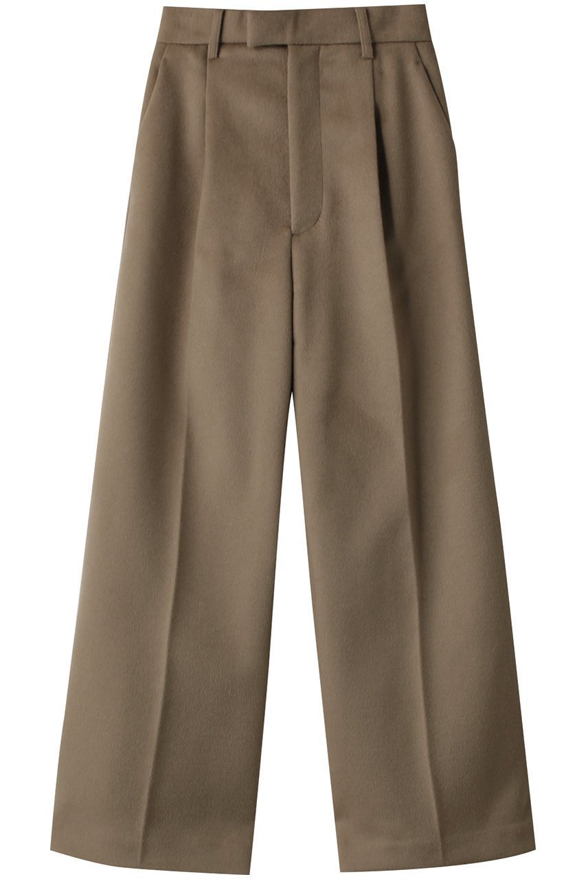 【スタニングルアー/STUNNING LURE】のウールカシミヤストレートパンツ インテリア・キッズ・メンズ・レディースファッション・服の通販 founy(ファニー) 　ファッション　Fashion　レディースファッション　Fashion for Women　パンツ　Pants & Trousers　シンプル　Simple, Minimal　ストレート　Straight, Straight Cut　エレガント 上品　Elegant　グレーベージュ|ID: prp329100004852758 ipo3291000000035639221