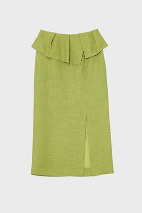 【スタニングルアー/STUNNING LURE】のイレギュラーペプラムスカート 人気、トレンドファッション・服の通販 founy(ファニー) ファッション Fashion レディースファッション Fashion for Women スカート Skirts ロングスカート Long Skirts / Maxi & Midi Skirts おすすめ Recommended / Our Picks シンプル Simple, Minimal トレンド Trend, Trending Now ペプラム Peplum, Flared Hem ミックス Mix, Mixed Style ロング Long, Long-Length 夏 Summer |ID:prp329100004852759