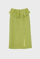 【スタニングルアー/STUNNING LURE】のイレギュラーペプラムスカート 人気、トレンドファッション・服の通販 founy(ファニー) ファッション Fashion レディースファッション Fashion for Women スカート Skirts ロングスカート Long Skirts / Maxi & Midi Skirts おすすめ Recommended / Our Picks シンプル Simple, Minimal トレンド Trend, Trending Now ペプラム Peplum, Flared Hem ミックス Mix, Mixed Style ロング Long, Long-Length 夏 Summer |ID:prp329100004852759