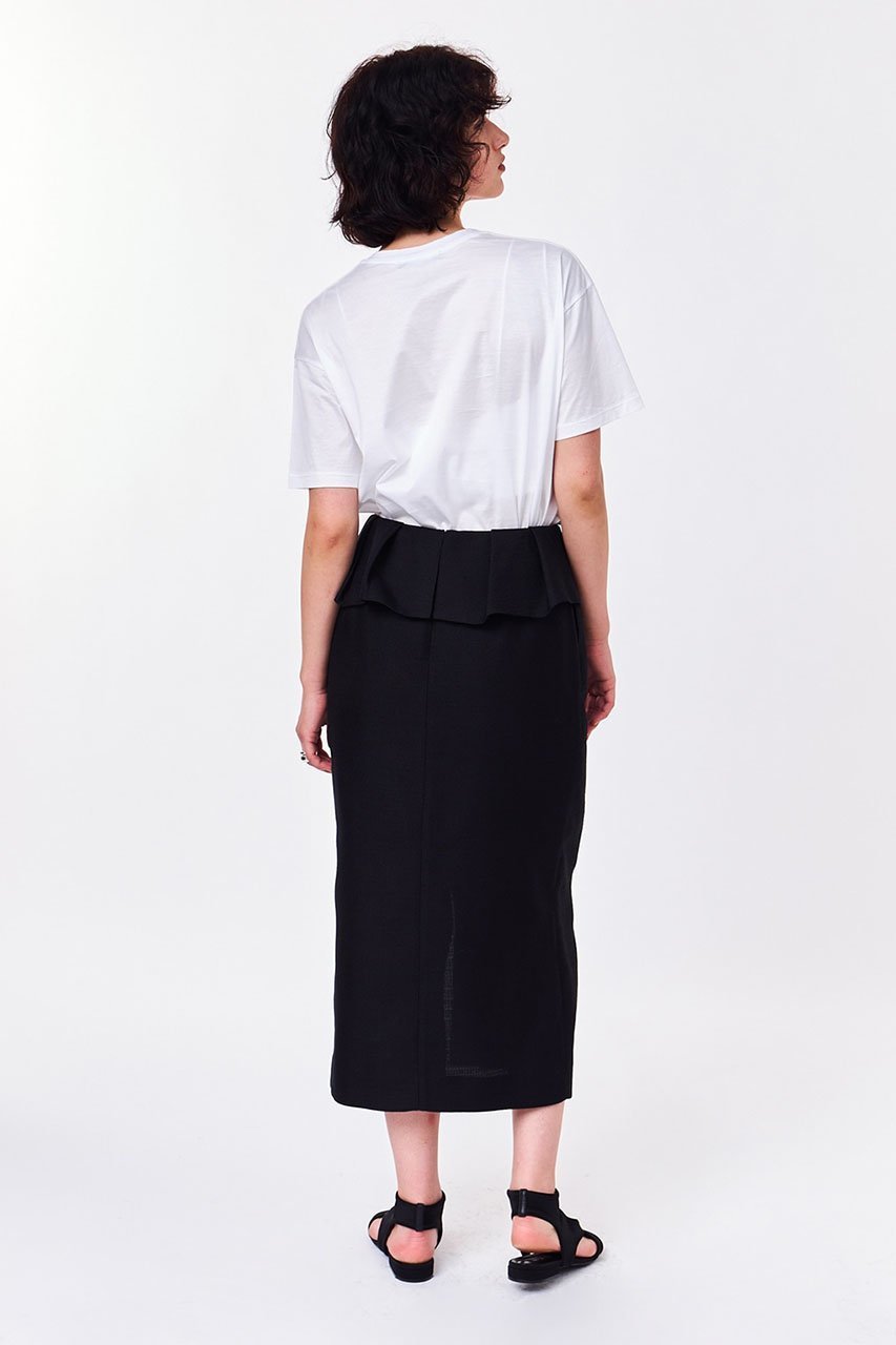 【スタニングルアー/STUNNING LURE】のイレギュラーペプラムスカート 人気、トレンドファッション・服の通販 founy(ファニー) 　ファッション　Fashion　レディースファッション　Fashion for Women　スカート　Skirts　ロングスカート　Long Skirts / Maxi & Midi Skirts　おすすめ　Recommended / Our Picks　シンプル　Simple, Minimal　トレンド　Trend, Trending Now　ペプラム　Peplum, Flared Hem　ミックス　Mix, Mixed Style　ロング　Long, Long-Length　夏　Summer　other-4|ID: prp329100004852759 ipo3291000000035639232