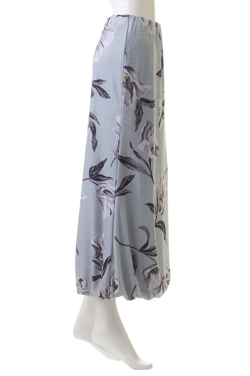 【スタニングルアー/STUNNING LURE】のフローラルベロアバルーンスカート 人気、トレンドファッション・服の通販 founy(ファニー) 　ファッション　Fashion　レディースファッション　Fashion for Women　スカート　Skirts　ロングスカート　Long Skirts / Maxi & Midi Skirts　スリット　Slit, Slit Detail　バルーン　Balloon, Balloon Silhouette　ベロア　Velour, Soft Velvet　ロング　Long, Long-Length　夏　Summer　春　Spring　S/S・春夏　SS, Spring/Summer, Warm Season　other-3|ID: prp329100004852760 ipo3291000000035639238