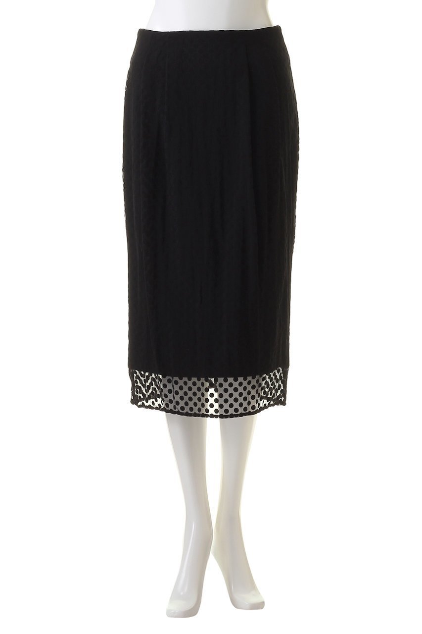【スタニングルアー/STUNNING LURE】のシアードットタイトスカート 人気、トレンドファッション・服の通販 founy(ファニー) 　ファッション　Fashion　レディースファッション　Fashion for Women　スカート　Skirts　シアー　Sheer, See-Through　シフォン　Chiffon, Lightweight Fabric　ドット　Polka Dot, Dot Pattern　パーティ　Party, Party Style　フェミニン　Feminine, Girly　other-2|ID: prp329100004852762 ipo3291000000035639274