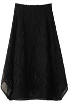 【スタニングルアー/STUNNING LURE】のタッセルレースフレアスカート ブラック|ID: prp329100004852763 ipo3291000000035639283