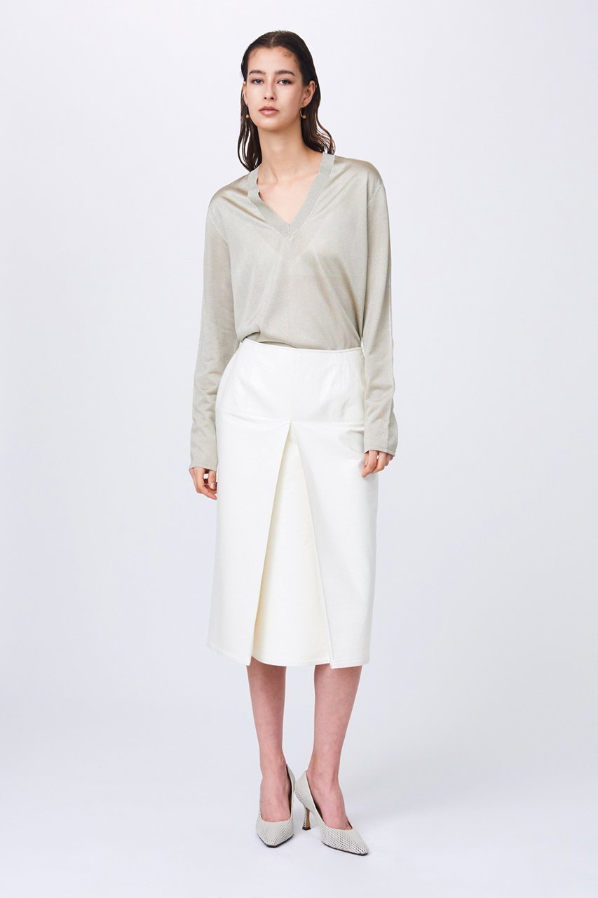 【スタニングルアー/STUNNING LURE】のエナメルボックスタックスカート 人気、トレンドファッション・服の通販 founy(ファニー) 　ファッション　Fashion　レディースファッション　Fashion for Women　スカート　Skirts　ロングスカート　Long Skirts / Maxi & Midi Skirts　エナメル　Patent Leather　コーティング　Coating, Coated Finish　ラグジュアリー　Luxury, Elegant　ロング　Long, Long-Length　ワッシャー　Washer, Crinkled Finish　エレガント 上品　Elegant　other-6|ID: prp329100004852766 ipo3291000000035639330