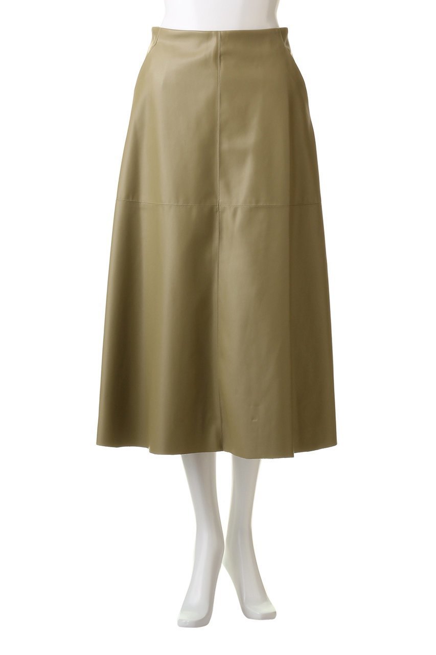 【スタニングルアー/STUNNING LURE】のフェイクレザーフレアスカート 人気、トレンドファッション・服の通販 founy(ファニー) 　ファッション　Fashion　レディースファッション　Fashion for Women　スカート　Skirts　Aライン・フレアスカート　A-Line & Flared Skirts　ロングスカート　Long Skirts / Maxi & Midi Skirts　フェイクレザー　Faux Leather, PU Leather　フレア　Flare, Flared　ロング　Long, Long-Length　other-2|ID: prp329100004852767 ipo3291000000035639335