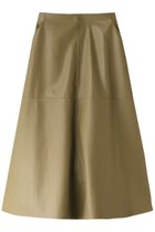 【スタニングルアー/STUNNING LURE】のフェイクレザーフレアスカート ライトカーキ|ID: prp329100004852767 ipo3291000000036209747