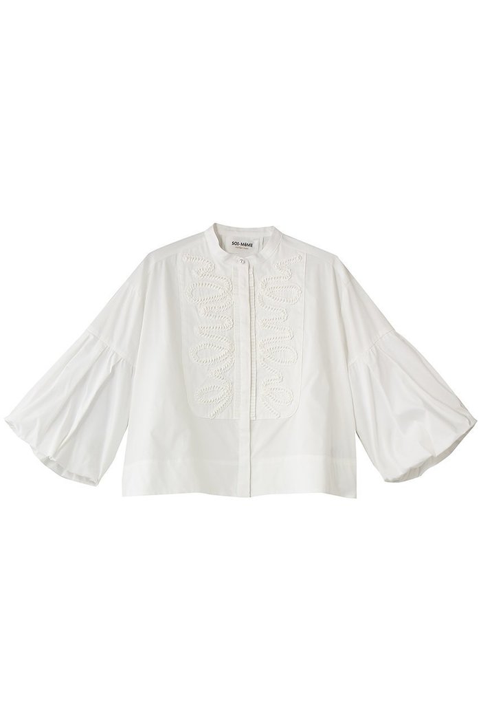 【マリリンムーン/MARILYN MOON】の【SOI-MeME】ダイヤタックエンブロイダリーブラウス インテリア・キッズ・メンズ・レディースファッション・服の通販 founy(ファニー) https://founy.com/ ファッション Fashion レディースファッション Fashion for Women トップス・カットソー Cut & Sew Tops シャツ・ブラウス・オフィスカジュアル Elegant Blouses & Button-Ups 2026年 2026 スリーブ Sleeve, Long Sleeve / Short Sleeve バランス Balance, Style Balance パール Pearl, Pearl Accent ボックス Boxy, Box Shape マニッシュ Mannish, Boyish モダン Modern, Contemporary ロング Long, Long-Length 夏 Summer 春 Spring S/S・春夏 SS, Spring/Summer, Warm Season |ID: prp329100004854131 ipo3291000000035683614