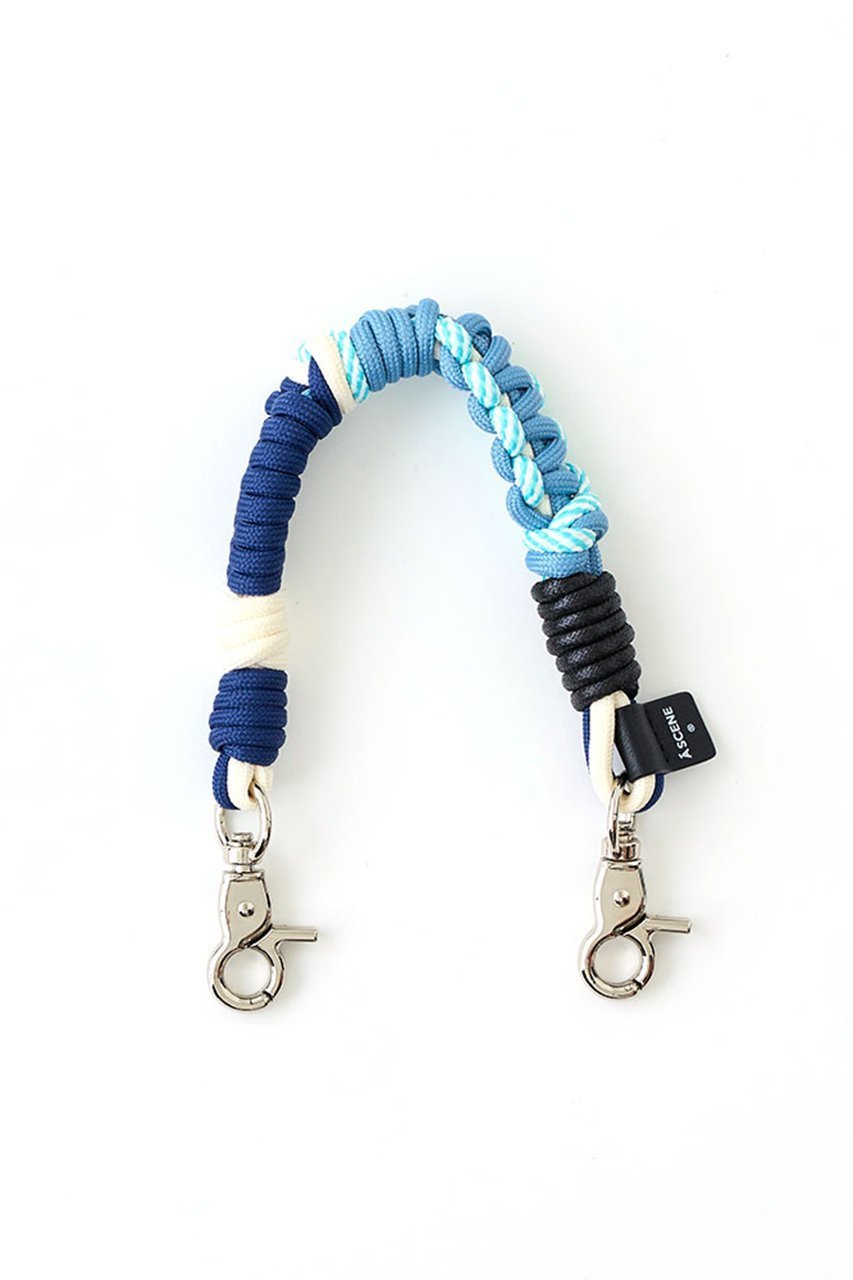 【エーシーン/A SCENE】のDesign paracord mini strap インテリア・キッズ・メンズ・レディースファッション・服の通販 founy(ファニー) 　ファッション　Fashion　レディースファッション　Fashion for Women　2026年　2026　コンパクト　Compact, Small Size　スマホケース　Smartphone Case　チャーム　Charm, Pendant　ポーチ　Pouch, Small Case　再入荷　Restock / Back in Stock　夏　Summer　春　Spring　S/S・春夏　SS, Spring/Summer, Warm Season　nevy×blue|ID: prp329100004854132 ipo3291000000035683644
