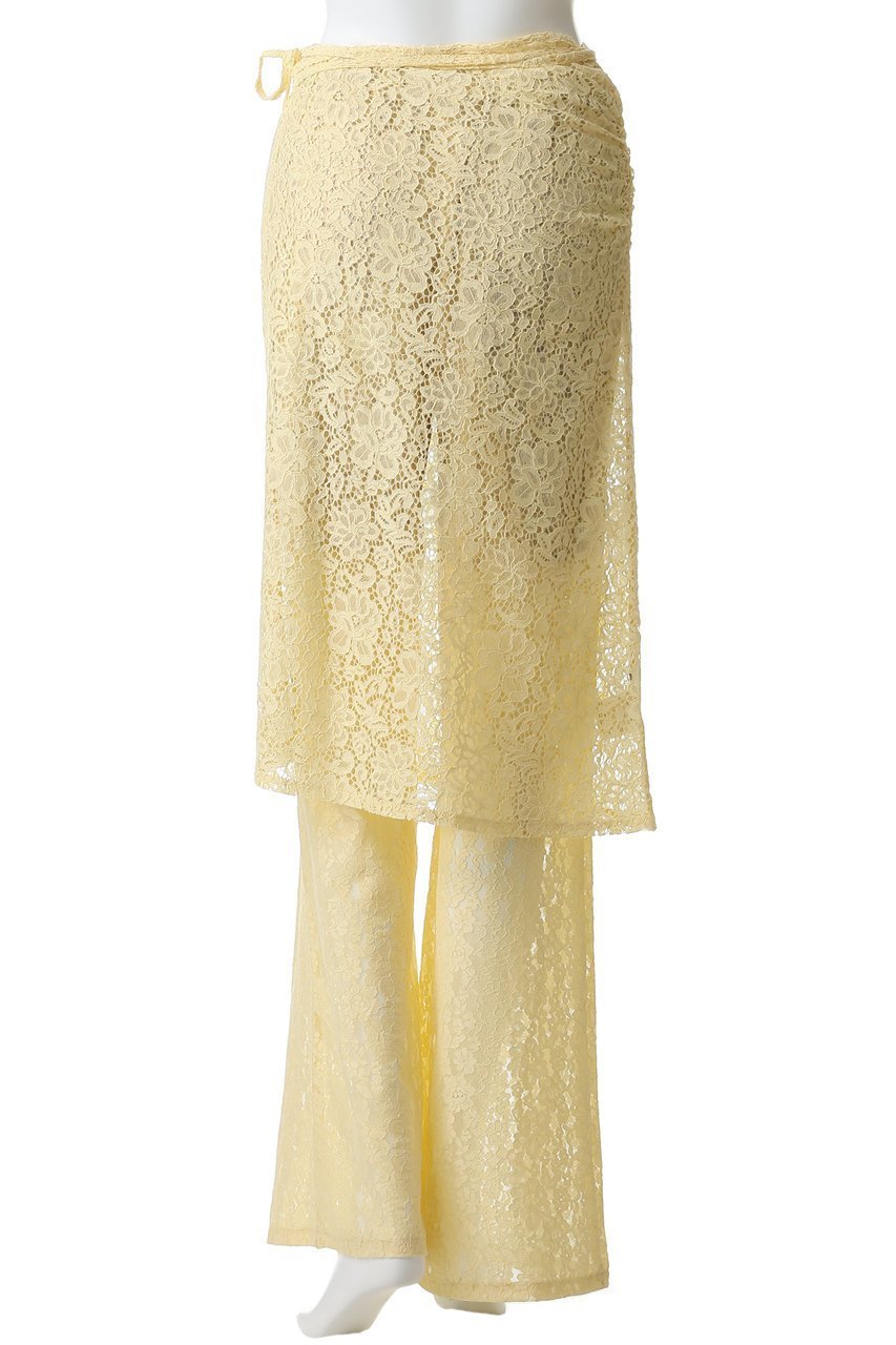 【メゾンスペシャル/MAISON SPECIAL】のSide Gathered Wrap Lace Skirt Pants/サイドギャザーラップレーススカートパンツ 人気、トレンドファッション・服の通販 founy(ファニー) ファッション Fashion レディースファッション Fashion for Women スカート Skirts パンツ Pants & Trousers ギャザー Gathered, Ruffled フェミニン Feminine, Girly ラップ Wrap, Wrap Design リュクス Luxury, Elegant, High-End, Chic レース Lace, Lace Fabric ロング Long, Long-Length 夏 Summer 春 Spring S/S・春夏 SS, Spring/Summer, Warm Season other-4|ID: prp329100004854137 ipo3291000000036478765