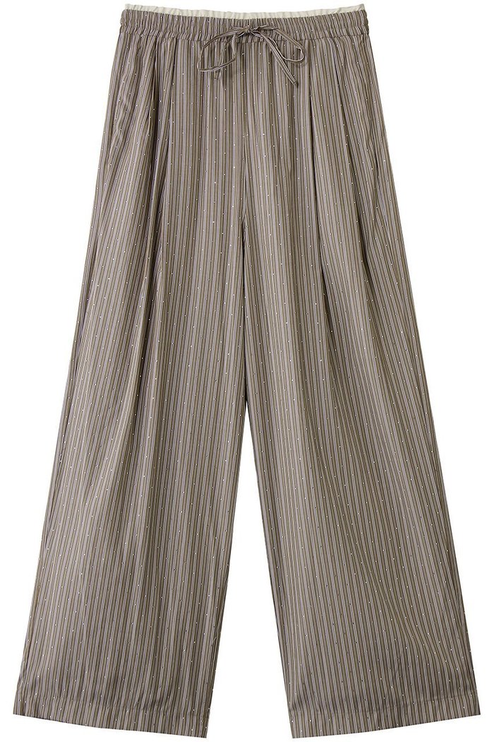 【メゾンスペシャル/MAISON SPECIAL】のLines Stone Pajama Pants/ラインストーンパジャマパンツ インテリア・キッズ・メンズ・レディースファッション・服の通販 founy(ファニー) https://founy.com/ ファッション Fashion レディースファッション Fashion for Women パンツ Pants & Trousers 2026年 2026 ストーン Stone, Gem-Like パジャマ Pajamas, Sleepwear ロング Long, Long-Length 夏 Summer 春 Spring S/S・春夏 SS, Spring/Summer, Warm Season |ID: prp329100004854140 ipo3291000000035683737