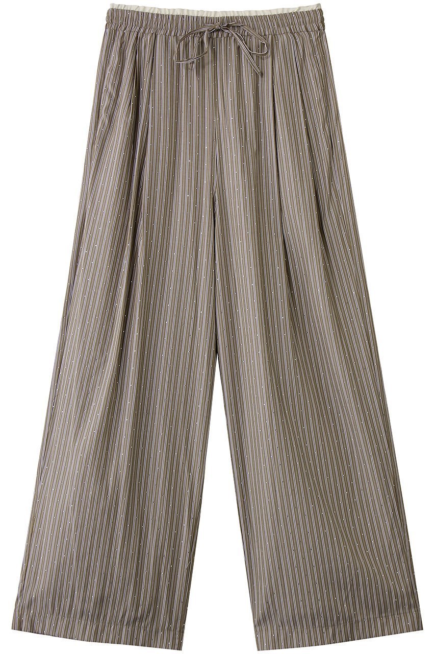 【メゾンスペシャル/MAISON SPECIAL】のLines Stone Pajama Pants/ラインストーンパジャマパンツ インテリア・キッズ・メンズ・レディースファッション・服の通販 founy(ファニー) 　ファッション　Fashion　レディースファッション　Fashion for Women　パンツ　Pants & Trousers　2026年　2026　ストーン　Stone, Gem-Like　パジャマ　Pajamas, Sleepwear　ロング　Long, Long-Length　夏　Summer　春　Spring　S/S・春夏　SS, Spring/Summer, Warm Season　CML(キャメル)|ID: prp329100004854140 ipo3291000000035683738
