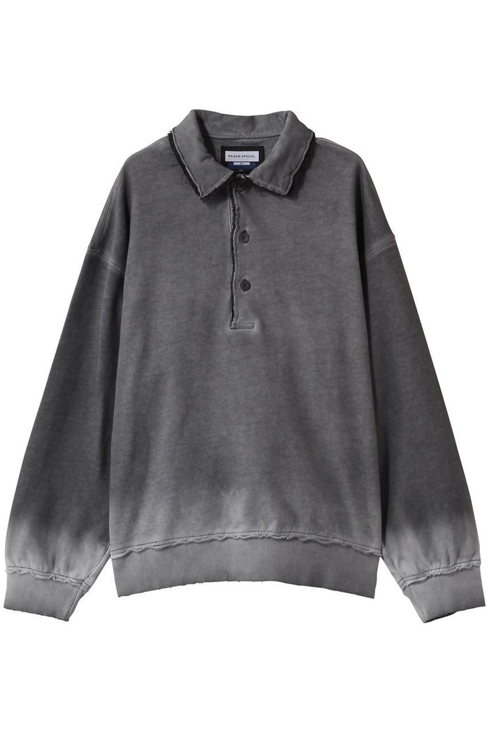 【メゾンスペシャル/MAISON SPECIAL】の【UNISEX】DEEP FRONT ポロスウェットPO インテリア・キッズ・メンズ・レディースファッション・服の通販 founy(ファニー) https://founy.com/ ファッション Fashion レディースファッション Fashion for Women トップス・カットソー Cut & Sew Tops シャツ・ブラウス・オフィスカジュアル Elegant Blouses & Button-Ups レディースパーカー・カジュアルフーディー Casual Hoodies & Sweatshirts ロングTシャツ・Tシャツ Longline T-Shirts & Tees スウェット・クルーネックトップス Sweatshirts & Crewnecks / Relaxed Fit Sweat Tops カットソー・ベーシックTシャツ Cut-and-Sewn Tops / Stretch Tees & Basics 2026年 2026 ユニセックス Unisex, Genderless おすすめ Recommended / Our Picks インナー Innerwear カットオフ Cut-Off Design ダメージ Distressed, Destroyed 夏 Summer 定番 Standard, Basic Item 春 Spring S/S・春夏 SS, Spring/Summer, Warm Season |ID: prp329100004854142 ipo3291000000035683764