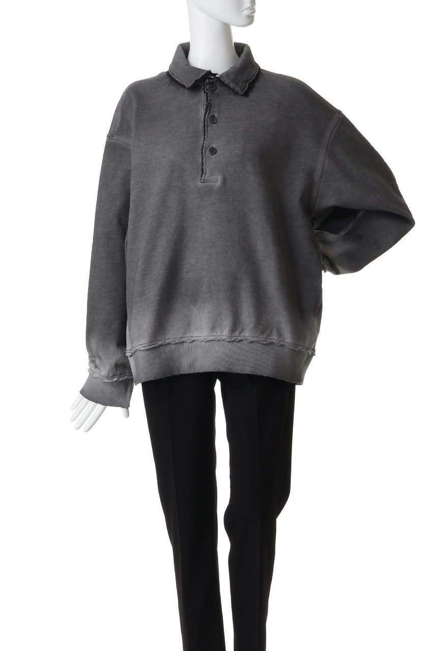 【メゾンスペシャル/MAISON SPECIAL】の【UNISEX】DEEP FRONT ポロスウェットPO 人気、トレンドファッション・服の通販 founy(ファニー) 　ファッション　Fashion　レディースファッション　Fashion for Women　トップス・カットソー　Cut & Sew Tops　シャツ・ブラウス・オフィスカジュアル　Elegant Blouses & Button-Ups　レディースパーカー・カジュアルフーディー　Casual Hoodies & Sweatshirts　ロングTシャツ・Tシャツ　Longline T-Shirts & Tees　スウェット・クルーネックトップス　Sweatshirts & Crewnecks / Relaxed Fit Sweat Tops　カットソー・ベーシックTシャツ　Cut-and-Sewn Tops / Stretch Tees & Basics　2026年　2026　ユニセックス　Unisex, Genderless　おすすめ　Recommended / Our Picks　インナー　Innerwear　カットオフ　Cut-Off Design　ダメージ　Distressed, Destroyed　夏　Summer　定番　Standard, Basic Item　春　Spring　S/S・春夏　SS, Spring/Summer, Warm Season　other-2|ID: prp329100004854142 ipo3291000000035683767