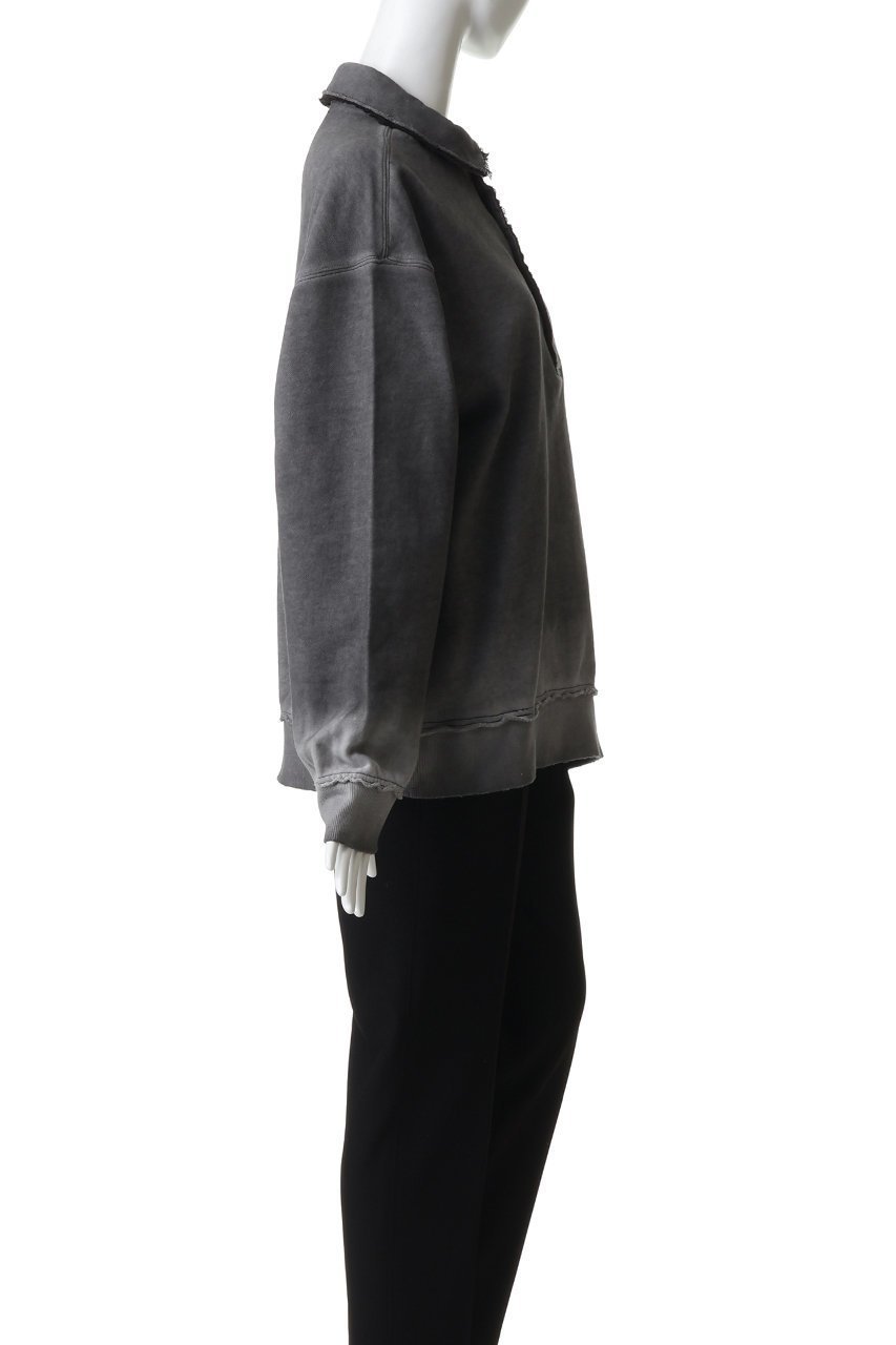 【メゾンスペシャル/MAISON SPECIAL】の【UNISEX】DEEP FRONT ポロスウェットPO 人気、トレンドファッション・服の通販 founy(ファニー) 　ファッション　Fashion　レディースファッション　Fashion for Women　トップス・カットソー　Cut & Sew Tops　シャツ・ブラウス・オフィスカジュアル　Elegant Blouses & Button-Ups　レディースパーカー・カジュアルフーディー　Casual Hoodies & Sweatshirts　ロングTシャツ・Tシャツ　Longline T-Shirts & Tees　スウェット・クルーネックトップス　Sweatshirts & Crewnecks / Relaxed Fit Sweat Tops　カットソー・ベーシックTシャツ　Cut-and-Sewn Tops / Stretch Tees & Basics　2026年　2026　ユニセックス　Unisex, Genderless　おすすめ　Recommended / Our Picks　インナー　Innerwear　カットオフ　Cut-Off Design　ダメージ　Distressed, Destroyed　夏　Summer　定番　Standard, Basic Item　春　Spring　S/S・春夏　SS, Spring/Summer, Warm Season　other-3|ID: prp329100004854142 ipo3291000000035683768