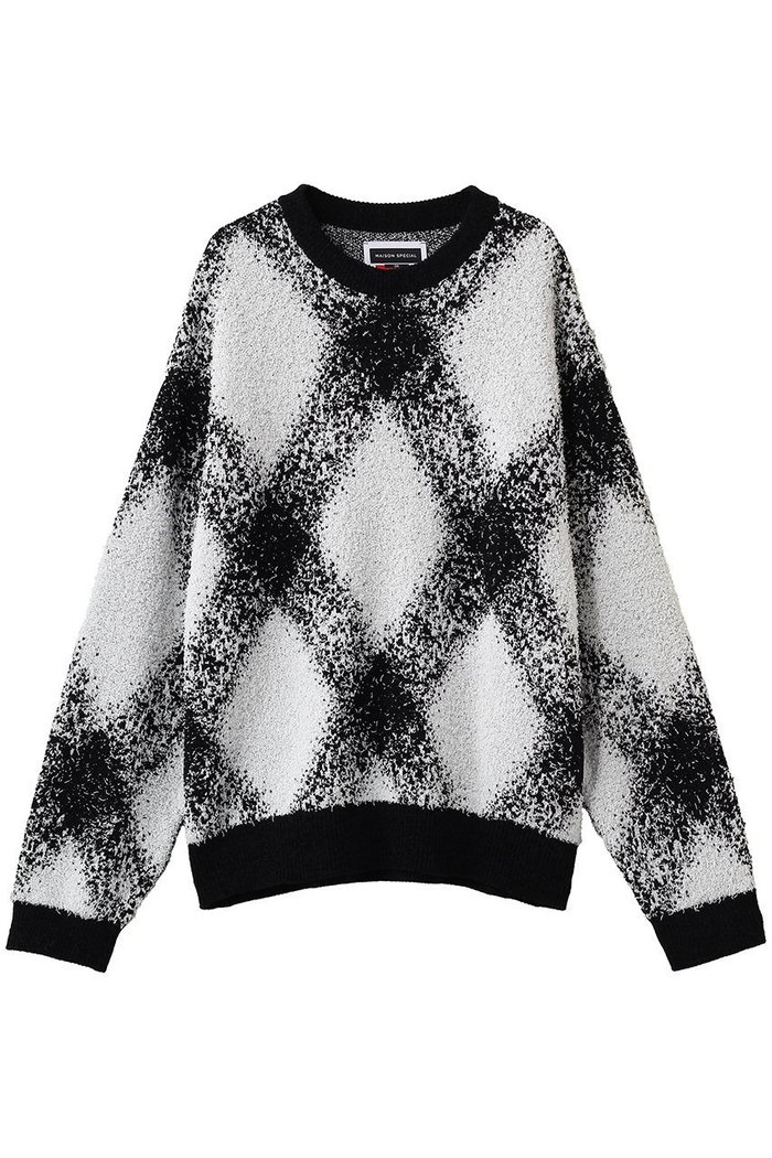 【メゾンスペシャル/MAISON SPECIAL】の【UNISEX】ファンシーヤーンアーガイル クルーニットPO インテリア・キッズ・メンズ・レディースファッション・服の通販 founy(ファウニー) https://founy.com/ ファッション Fashion レディースファッション Fashion for Women トップス・カットソー Cut & Sew Tops ニット Knit Tops & Sweaters カジュアルプルオーバー・ニットトップス Pullovers & Knit Tops / Casual Pullovers ユニセックス Unisex, Genderless トレンド Trend, Trending Now バランス Balance, Style Balance ボトム Bottoms, Lower Wear モチーフ Motif, Design Theme |ID: prp329100004854144 ipo3291000000036102546