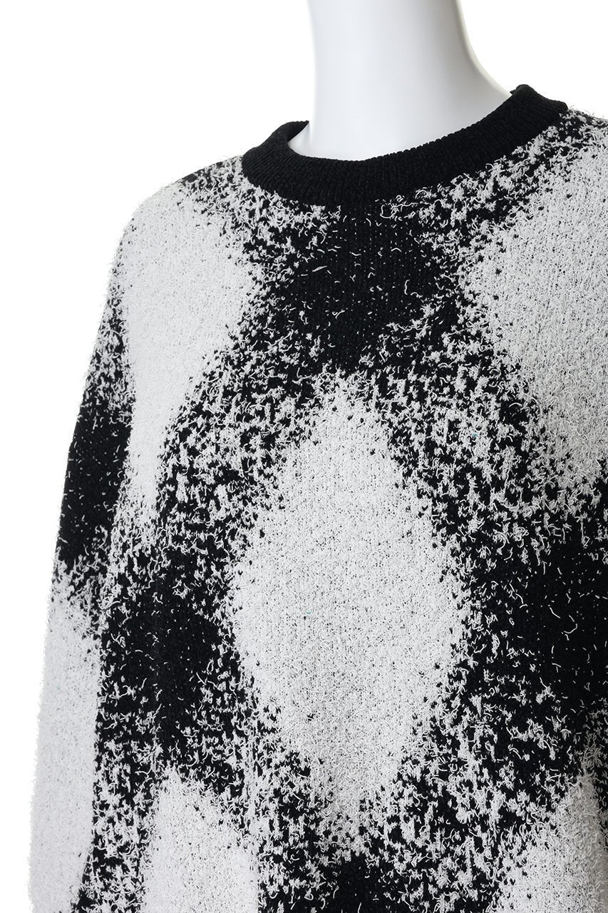 【メゾンスペシャル/MAISON SPECIAL】の【UNISEX】ファンシーヤーンアーガイル クルーニットPO 人気、トレンドファッション・服の通販 founy(ファニー) 　ファッション　Fashion　レディースファッション　Fashion for Women　トップス・カットソー　Cut & Sew Tops　ニット　Knit Tops & Sweaters　カジュアルプルオーバー・ニットトップス　Pullovers & Knit Tops / Casual Pullovers　2026年　2026　ユニセックス　Unisex, Genderless　トレンド　Trend, Trending Now　バランス　Balance, Style Balance　ボトム　Bottoms, Lower Wear　モチーフ　Motif, Design Theme　夏　Summer　春　Spring　S/S・春夏　SS, Spring/Summer, Warm Season　other-5|ID: prp329100004854144 ipo3291000000036102552