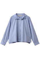 【ミディウミ/MidiUmi】のscarf like short shirt シャツ 人気、トレンドファッション・服の通販 founy(ファニー) ファッション Fashion レディースファッション Fashion for Women トップス・カットソー Cut & Sew Tops シャツ・ブラウス・オフィスカジュアル Elegant Blouses & Button-Ups ロングTシャツ・Tシャツ Longline T-Shirts & Tees 2026年 2026 ショート Short, Short Length ストライプ Stripe, Striped Pattern スリーブ Sleeve, Long Sleeve / Short Sleeve バランス Balance, Style Balance ロング Long, Long-Length 夏 Summer 春 Spring S/S・春夏 SS, Spring/Summer, Warm Season thumbnail blue|ID: prp329100004854146 ipo3291000000035683813