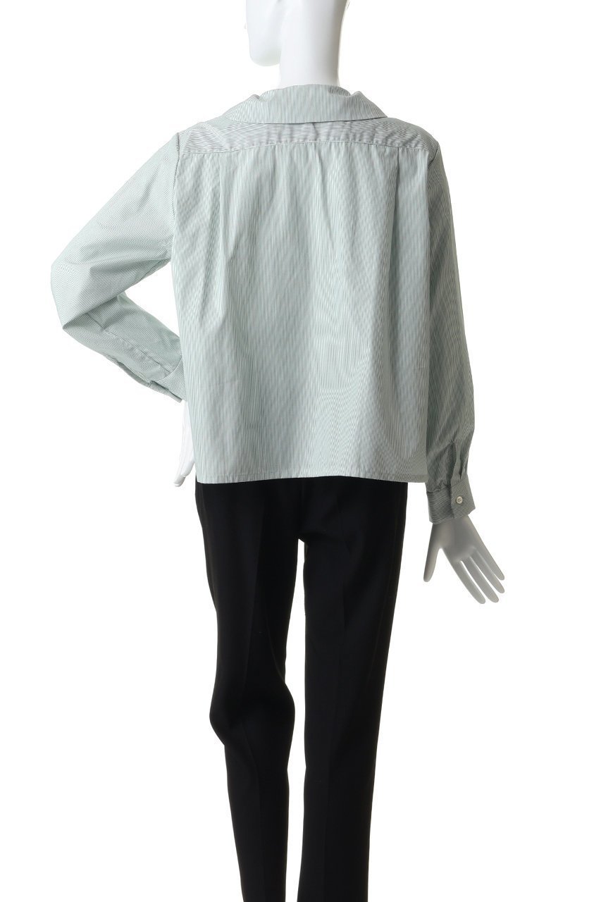 【ミディウミ/MidiUmi】のscarf like short shirt シャツ 人気、トレンドファッション・服の通販 founy(ファニー) 　ファッション　Fashion　レディースファッション　Fashion for Women　トップス・カットソー　Cut & Sew Tops　シャツ・ブラウス・オフィスカジュアル　Elegant Blouses & Button-Ups　ロングTシャツ・Tシャツ　Longline T-Shirts & Tees　2026年　2026　ショート　Short, Short Length　ストライプ　Stripe, Striped Pattern　スリーブ　Sleeve, Long Sleeve / Short Sleeve　バランス　Balance, Style Balance　ロング　Long, Long-Length　夏　Summer　春　Spring　S/S・春夏　SS, Spring/Summer, Warm Season　other-4|ID: prp329100004854146 ipo3291000000035683821