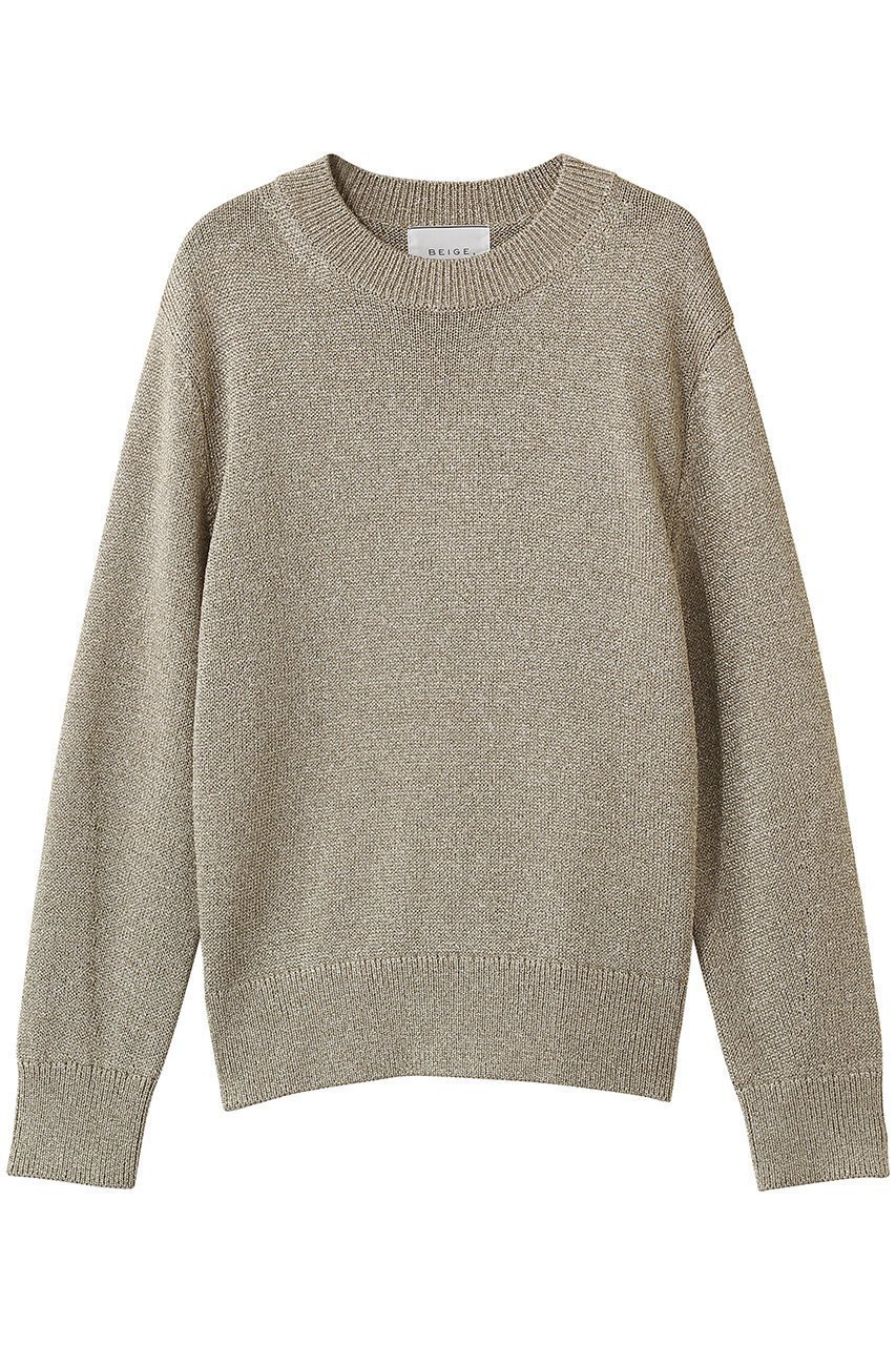 【ベイジ,/BEIGE,】のSPESSARTINE(スペサルティン)/コクーンシルエットプルオーバー インテリア・キッズ・メンズ・レディースファッション・服の通販 founy(ファニー) 　ファッション　Fashion　レディースファッション　Fashion for Women　トップス・カットソー　Cut & Sew Tops　ニット　Knit Tops & Sweaters　カジュアルプルオーバー・ニットトップス　Pullovers & Knit Tops / Casual Pullovers　2026年　2026　キュプラ　Cupro, Eco Fabric　シンプル　Simple, Minimal　エレガント 上品　Elegant　夏　Summer　春　Spring　S/S・春夏　SS, Spring/Summer, Warm Season　Gold|ID: prp329100004854150 ipo3291000000035683860