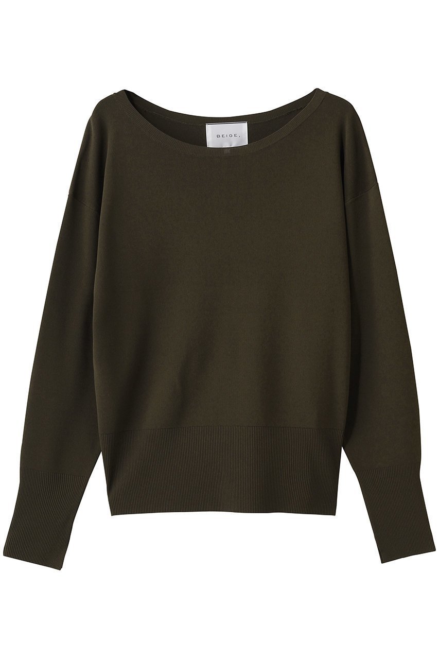 【ベイジ,/BEIGE,】のLAURA(ロラ)/ドライタッチ ストレッチニットプルオーバー インテリア・キッズ・メンズ・レディースファッション・服の通販 founy(ファニー) 　ファッション　Fashion　レディースファッション　Fashion for Women　トップス・カットソー　Cut & Sew Tops　ニット　Knit Tops & Sweaters　カジュアルプルオーバー・ニットトップス　Pullovers & Knit Tops / Casual Pullovers　2026年　2026　ショルダー　Shoulder, Shoulder Strap　ストレッチ　Stretch, Stretchy Fabric　センター　Center, Center Line　タイトスカート　Pencil Skirt, Tight Skirt　ドロップ　Drop Shoulder, Dropped Style　ボトム　Bottoms, Lower Wear　ワイド　Wide, Wide Fit　エレガント 上品　Elegant　夏　Summer　春　Spring　S/S・春夏　SS, Spring/Summer, Warm Season　ビジネス 仕事 通勤　Business / Work / Commuting　Khaki|ID: prp329100004854152 ipo3291000000035683886