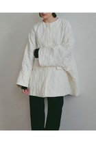 【エトレトウキョウ/ETRE TOKYO】の【SANTE】ドルマンスリーブジャガードコート 人気、トレンドファッション・服の通販 founy(ファニー) ファッション Fashion レディースファッション Fashion for Women アウター Coat / Outerwear Collection コート・ロングコート・ピーコート Long Coats, Peacoats & More 2026年 2026 ショート Short, Short Length ジャカード／ジャガード Jacquard, Woven Pattern セレモニー Ceremony フォルム Silhouette, Form ポケット Pocket, Pocket Detail ポンチョ Poncho, Cape Style エレガント 上品 Elegant 夏 Summer 抗菌 Antibacterial, Bacteria-Resistant 春 Spring S/S・春夏 SS, Spring/Summer, Warm Season thumbnail ホワイト|ID: prp329100004854272 ipo3291000000035705636