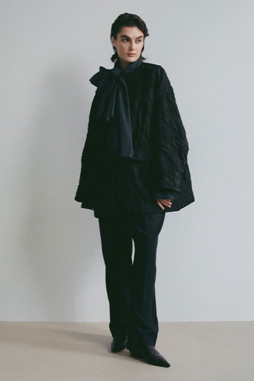 【エトレトウキョウ/ETRE TOKYO】の【SANTE】ドルマンスリーブジャガードコート 人気、トレンドファッション・服の通販 founy(ファニー) 　ファッション　Fashion　レディースファッション　Fashion for Women　アウター　Coat / Outerwear Collection　コート・ロングコート・ピーコート　Long Coats, Peacoats & More　2026年　2026　ショート　Short, Short Length　ジャカード／ジャガード　Jacquard, Woven Pattern　セレモニー　Ceremony　フォルム　Silhouette, Form　ポケット　Pocket, Pocket Detail　ポンチョ　Poncho, Cape Style　エレガント 上品　Elegant　夏　Summer　抗菌　Antibacterial, Bacteria-Resistant　春　Spring　S/S・春夏　SS, Spring/Summer, Warm Season　other-5|ID: prp329100004854272 ipo3291000000035705645