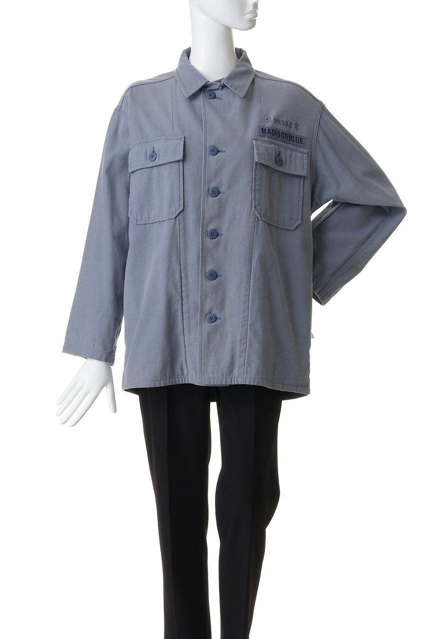 【マディソンブルー/MADISONBLUE】のMILITARY JK L.oz BS ミリタリージャケット 人気、トレンドファッション・服の通販 founy(ファニー) 　ファッション　Fashion　レディースファッション　Fashion for Women　アウター　Coat / Outerwear Collection　レディースジャケット・軽アウター　Jackets　2026年　2026　サテン　Satin, Glossy Fabric　ジャケット　Jacket, Outerwear　ストーン　Stone, Gem-Like　ミリタリー　Military, Army Style　ヴィンテージ　Vintage Style　夏　Summer　春　Spring　S/S・春夏　SS, Spring/Summer, Warm Season　軽量　Lightweight, Ultra Light　other-2|ID: prp329100004854287 ipo3291000000035705902