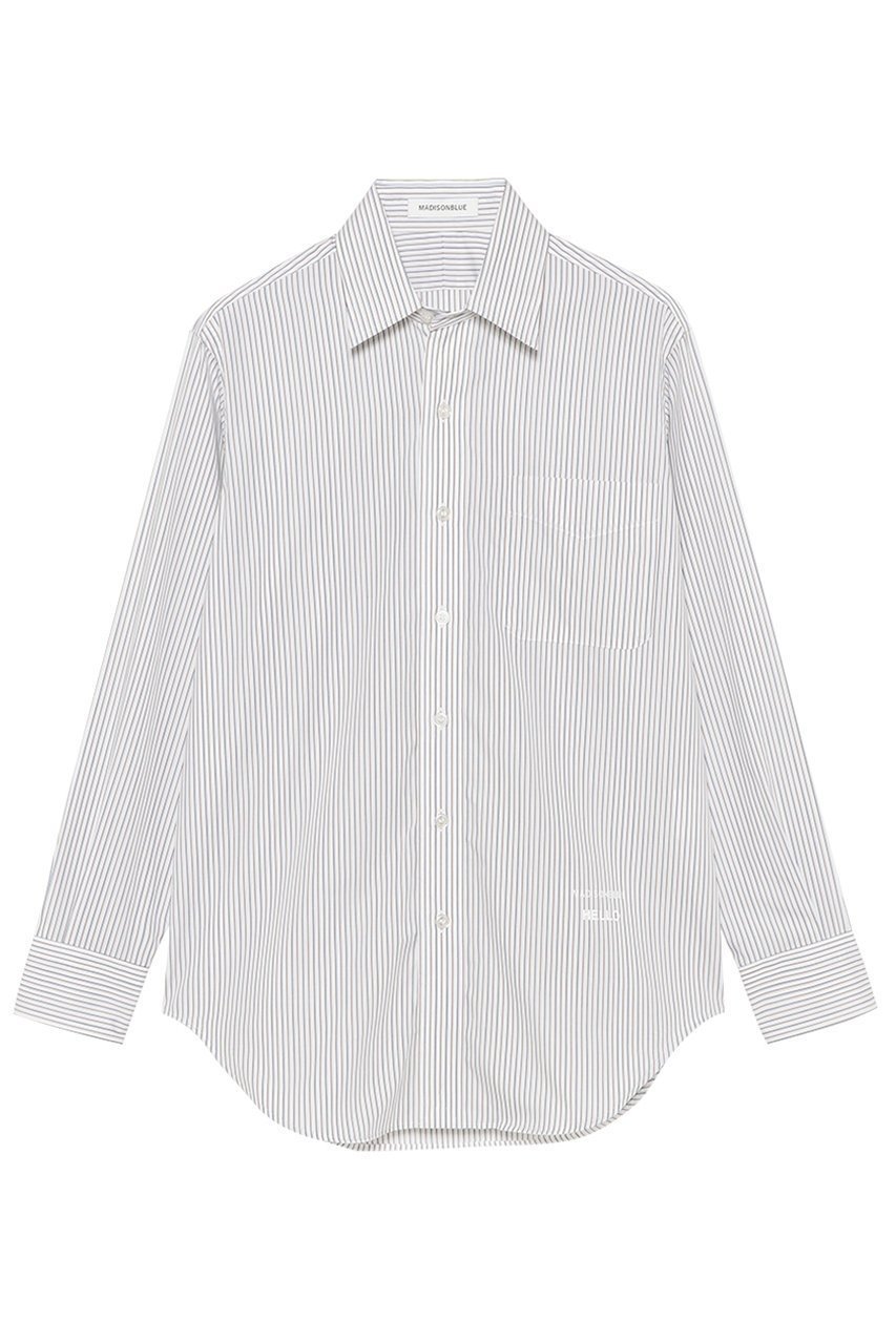 【マディソンブルー/MADISONBLUE】のTRANE L/S SHIRT MULTI STRIPE マルチストライプシャツ インテリア・キッズ・メンズ・レディースファッション・服の通販 founy(ファニー) 　ファッション　Fashion　レディースファッション　Fashion for Women　トップス・カットソー　Cut & Sew Tops　シャツ・ブラウス・オフィスカジュアル　Elegant Blouses & Button-Ups　2026年　2026　クラシック　Classic, Timeless Style　ストライプ　Stripe, Striped Pattern　スリーブ　Sleeve, Long Sleeve / Short Sleeve　ブロード　Broadcloth, Fine Cotton　プリント　Print, Printed Pattern　モダン　Modern, Contemporary　ロング　Long, Long-Length　エレガント 上品　Elegant　夏　Summer　春　Spring　S/S・春夏　SS, Spring/Summer, Warm Season　マルチカラー|ID: prp329100004854293 ipo3291000000035705980