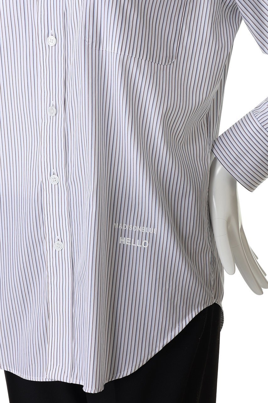 【マディソンブルー/MADISONBLUE】のTRANE L/S SHIRT MULTI STRIPE マルチストライプシャツ 人気、トレンドファッション・服の通販 founy(ファニー) 　ファッション　Fashion　レディースファッション　Fashion for Women　トップス・カットソー　Cut & Sew Tops　シャツ・ブラウス・オフィスカジュアル　Elegant Blouses & Button-Ups　2026年　2026　クラシック　Classic, Timeless Style　ストライプ　Stripe, Striped Pattern　スリーブ　Sleeve, Long Sleeve / Short Sleeve　ブロード　Broadcloth, Fine Cotton　プリント　Print, Printed Pattern　モダン　Modern, Contemporary　ロング　Long, Long-Length　エレガント 上品　Elegant　夏　Summer　春　Spring　S/S・春夏　SS, Spring/Summer, Warm Season　other-5|ID: prp329100004854293 ipo3291000000035705991