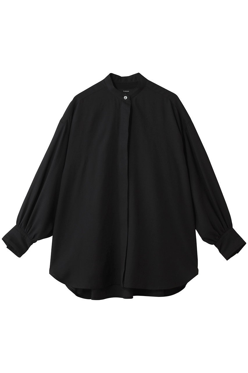 【フローレント/FLORENT】のリネンライクツイル バンドカラーシャツ 人気、トレンドファッション・服の通販 founy(ファニー) 　ファッション　Fashion　レディースファッション　Fashion for Women　トップス・カットソー　Cut & Sew Tops　シャツ・ブラウス・オフィスカジュアル　Elegant Blouses & Button-Ups　2026年　2026　スリーブ　Sleeve, Long Sleeve / Short Sleeve　ドレープ　Drape, Draping Fabric　ファブリック　Fabric, Textile　ロング　Long, Long-Length　エレガント 上品　Elegant　夏　Summer　春　Spring　S/S・春夏　SS, Spring/Summer, Warm Season　ビジネス 仕事 通勤　Business / Work / Commuting　 other-1|ID: prp329100004854295 ipo3291000000035706002