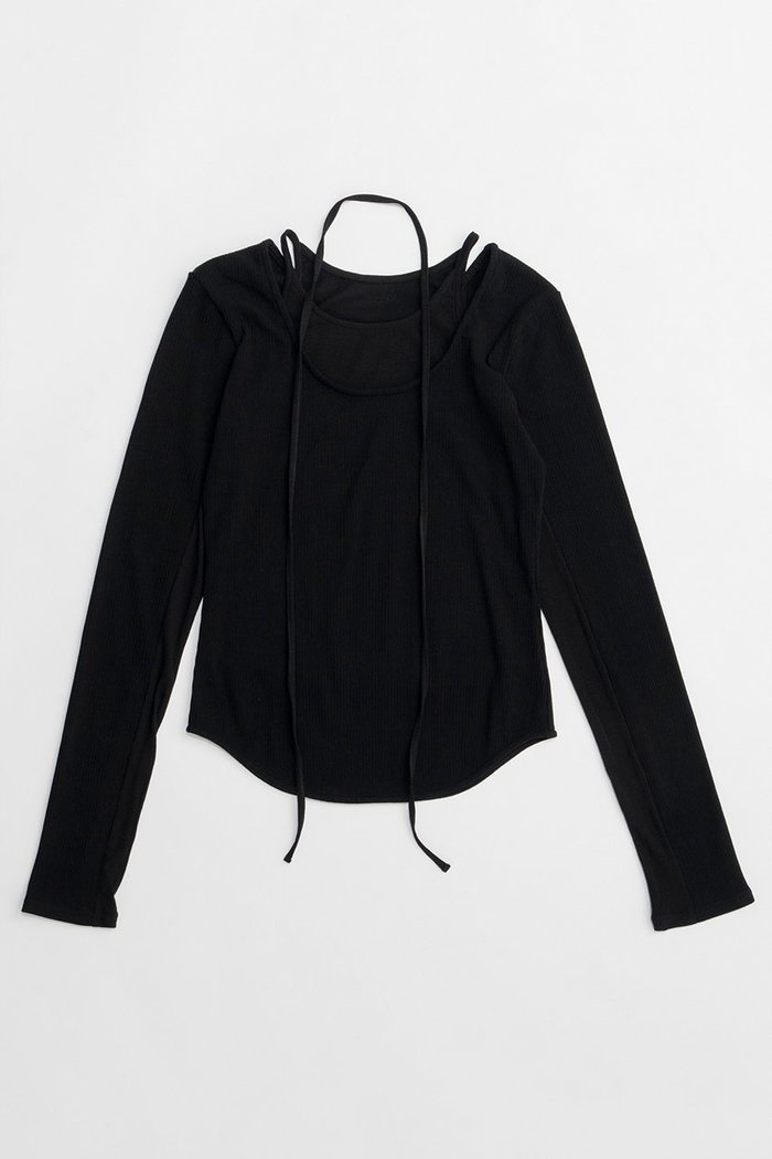 【メゾンスペシャル/MAISON SPECIAL】のLayered Rib Top/レイヤードリブトップス インテリア・キッズ・メンズ・レディースファッション・服の通販 founy(ファニー) https://founy.com/ ファッション Fashion レディースファッション Fashion for Women トップス・カットソー Cut & Sew Tops シャツ・ブラウス・オフィスカジュアル Elegant Blouses & Button-Ups ロングTシャツ・Tシャツ Longline T-Shirts & Tees カットソー・ベーシックTシャツ Cut-and-Sewn Tops / Stretch Tees & Basics カットソー Cut and Sewn Top スリーブ Sleeve, Long Sleeve / Short Sleeve トレンド Trend, Trending Now ロング Long, Long-Length |ID: prp329100004854296 ipo3291000000035706022