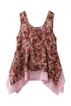 【ルール ロジェット/leur logette】のフラワープリントキュプラトップス 人気、トレンドファッション・服の通販 founy(ファニー) ファッション Fashion レディースファッション Fashion for Women トップス・カットソー Cut & Sew Tops キャミソール&ノースリーブ Camisoles & Sleeveless Tops シャツ・ブラウス・オフィスカジュアル Elegant Blouses & Button-Ups 花柄・フラワープリント・モチーフ Floral Prints & Motifs / Flower Pattern Tops 2026年 2026 オケージョン Occasion Wear キュプラ Cupro, Eco Fabric スクエア Square, Square Shape ノースリーブ Sleeveless, No-Sleeve フィット Fit, Slim Fit フラワー Flower, Floral プリント Print, Printed Pattern ヘムライン Hemline, Bottom Cut 夏 Summer 春 Spring S/S・春夏 SS, Spring/Summer, Warm Season thumbnail ブラウン|ID: prp329100004854299 ipo3291000000035706086