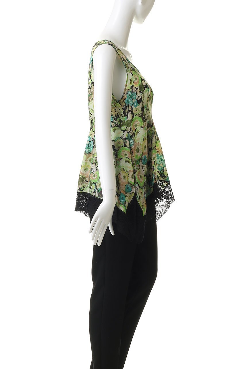 【ルール ロジェット/leur logette】のフラワープリントキュプラトップス 人気、トレンドファッション・服の通販 founy(ファニー) 　ファッション　Fashion　レディースファッション　Fashion for Women　トップス・カットソー　Cut & Sew Tops　キャミソール&ノースリーブ　Camisoles & Sleeveless Tops　シャツ・ブラウス・オフィスカジュアル　Elegant Blouses & Button-Ups　花柄・フラワープリント・モチーフ　Floral Prints & Motifs / Flower Pattern Tops　2026年　2026　オケージョン　Occasion Wear　キュプラ　Cupro, Eco Fabric　スクエア　Square, Square Shape　ノースリーブ　Sleeveless, No-Sleeve　フィット　Fit, Slim Fit　フラワー　Flower, Floral　プリント　Print, Printed Pattern　ヘムライン　Hemline, Bottom Cut　夏　Summer　春　Spring　S/S・春夏　SS, Spring/Summer, Warm Season　other-3|ID: prp329100004854299 ipo3291000000035706092