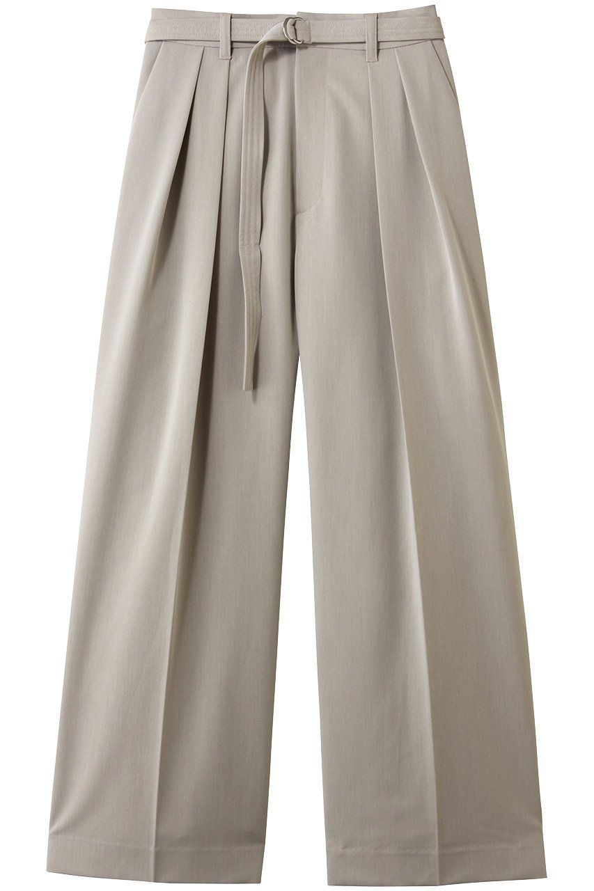 【マノフ/MANOF】のBELTED IN-TUCK WIDE PANTSボトムス インテリア・キッズ・メンズ・レディースファッション・服の通販 founy(ファニー) 　ファッション　Fashion　レディースファッション　Fashion for Women　パンツ　Pants & Trousers　2026年　2026　おすすめ　Recommended / Our Picks　ストレート　Straight, Straight Cut　センター　Center, Center Line　ワイド　Wide, Wide Fit　エレガント 上品　Elegant　夏　Summer　春　Spring　S/S・春夏　SS, Spring/Summer, Warm Season　BEIGE|ID: prp329100004854301 ipo3291000000035706117